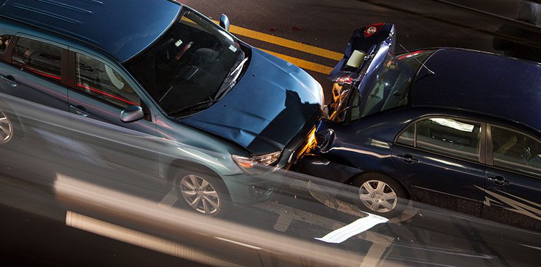 rear end car crash