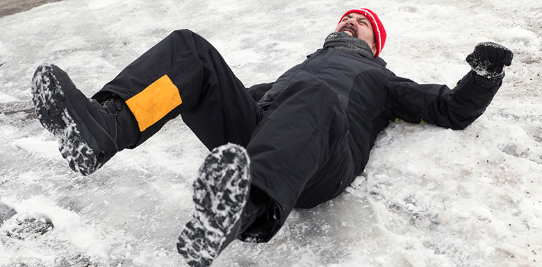 Man-Falling-on-Ice-Wondering-if-He-Will-Need-a-Slip-and-Fall-Lawyer