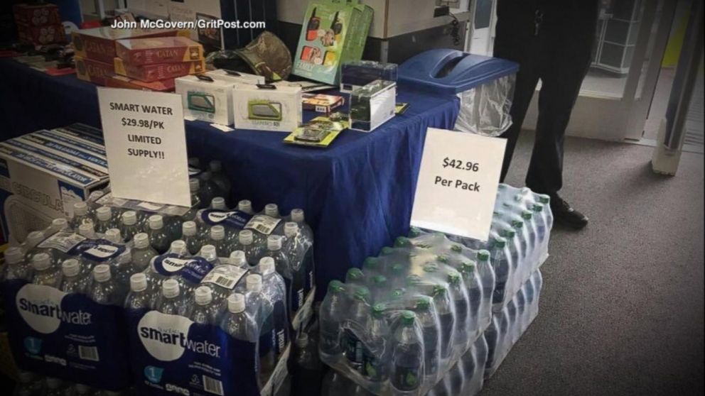 picture of bottled water sold for extremely high prices