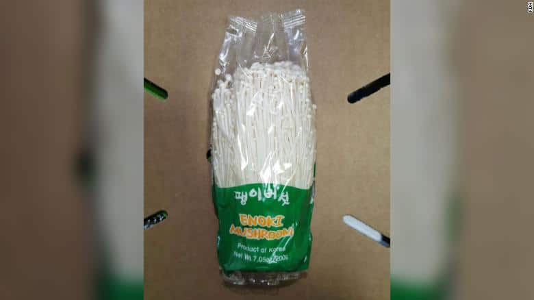 enoki mushrooms